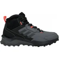 Ботинки Adidas Terrex AX4 Mid Gore-Tex черные с серым с мехом