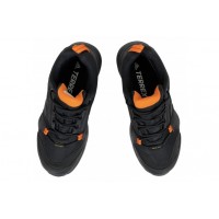 Кроссовки Adidas Terrex AX3 Gore Tex черные с оранжевым