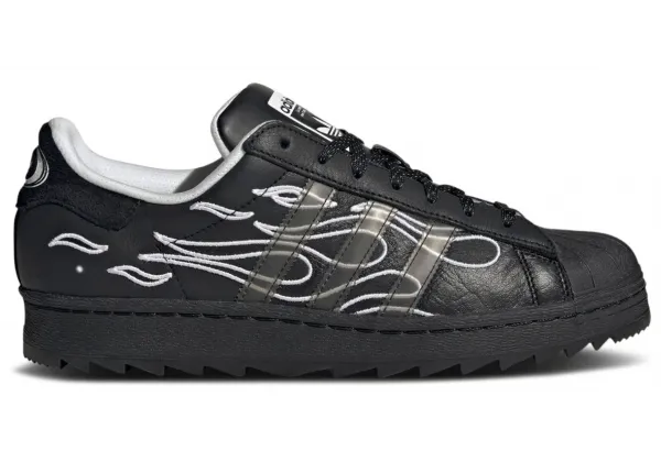 Кроссовки Adidas Superstar No Sleep Rave Club Ripple Core Black