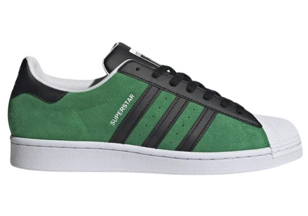 Adidas Superstar With Green