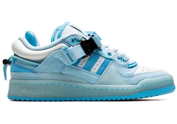 Кроссовки Adidas Originals Forum Buckle Low Bad Bunny Blue Tint синие