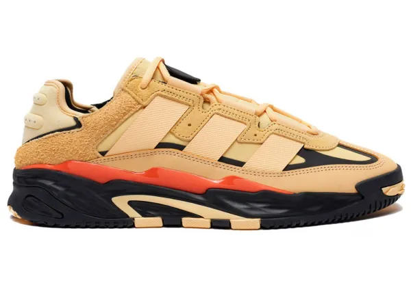 Кроссовки Adidas Niteball Noir оранжевые