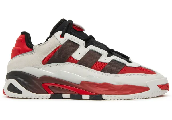 Кроссовки Adidas Niteball Crystal White Scarlet