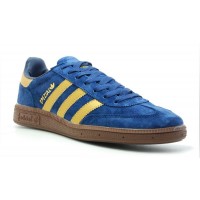 Adidas (Адидас) кроссовки Spezial синие с желтым