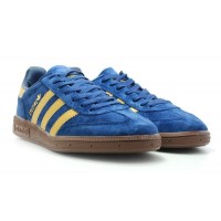 Adidas (Адидас) кроссовки Spezial синие с желтым