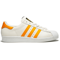 Мужские кроссовки Adidas Originals Superstar белые с оранжевым