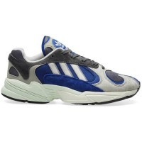 Кроссовки Adidas Yung-1 синие с серым