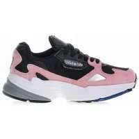 Adidas женские кроссовки Falcon черные с розовым