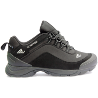 Зимние кроссовки Adidas Terrex черные с серым