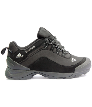 Зимние кроссовки Adidas Terrex черные с серым