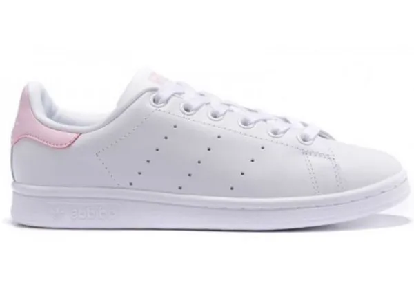 Кроссовки Adidas Originals Stan Smith белые с розовым
