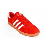 Кроссовки Adidas Hamburg красные