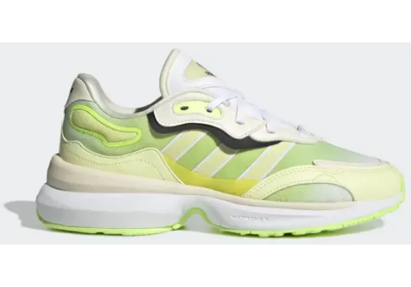 Кроссовки Adidas Zentic зеленые