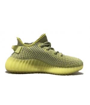 Кроссовки Adidas Yeezy Boost 350 зелено-желтые