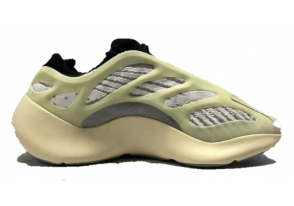 Кроссовки Adidas Yeezy Boost желто-зеленые