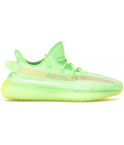 Кроссовки Adidas Yeezy Boost 350 V2 Glow In Dark ярко-зеленые