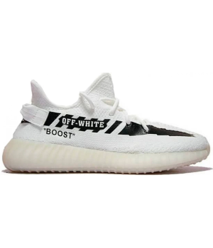 Adidas Yeezy Boost 350 V2 x Off White черно-белые