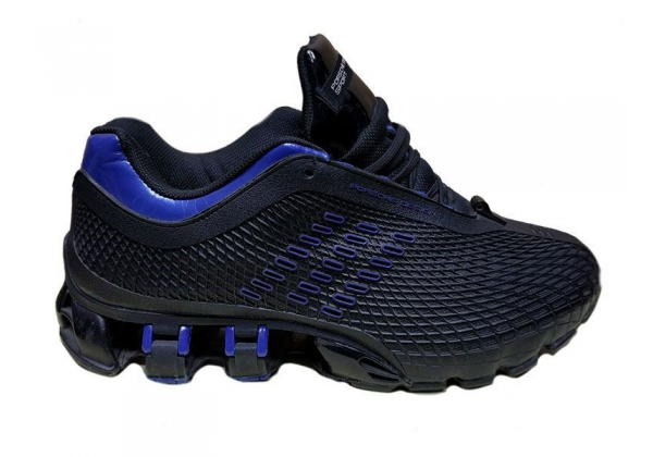 Кроссовки Adidas Posche Design Sport черные с синим