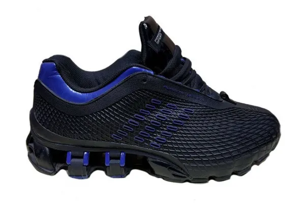 Кроссовки Adidas Posche Design Sport черные с синим