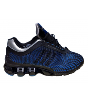 Кроссовки Adidas Posche Design Sport черно-синие с серебристым