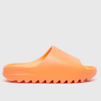 Шлепки Adidas Yeezy Slide Enflame оранжевые