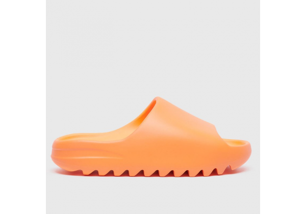 Шлепки Adidas Yeezy Slide Enflame оранжевые