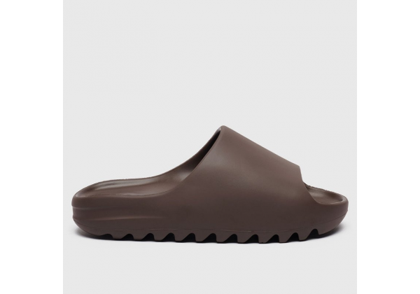 Шлепки Adidas Yeezy Slide темно-коричневые