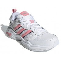 Кроссовки Adidas Strutter белые с розовым