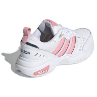 Кроссовки Adidas Strutter белые с розовым