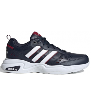 Кроссовки Adidas Strutter черно-белые с красным