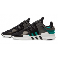 Кроссовки Adidas Equipment черные с зеленым