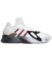 Кроссовки Adidas Streetball белые с черным