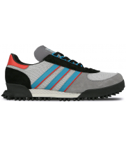 Мужские кроссовки Adidas Originals Marathon серые с черным