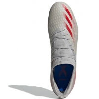 Бутсы Adidas Ghosted.3 Fg белые с красным