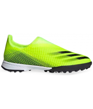 Бутсы Adidas Ghosted.3 Leceless зеленые с черным