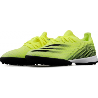 Бутсы Adidas X Ghosted.3 Tf зеленые с черным