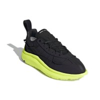 Кроссовки Adidas Y-3 Shiku черные с зеленым