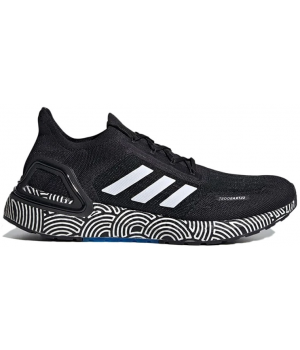 Кроссовки Adidas Ultra Boost черные с белым