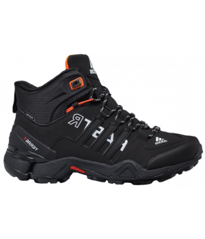 Кроссовки Adidas Terrex Winter черно-оранжевые