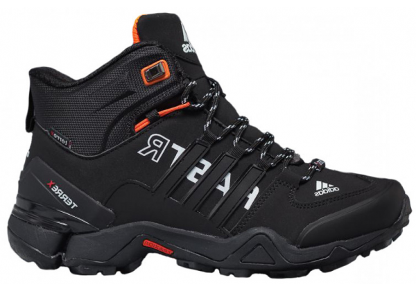 Кроссовки Adidas Terrex Winter черно-оранжевые