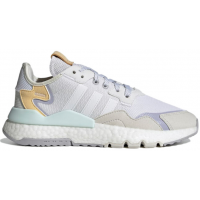 Adidas кроссовки Nite Jogger белые с бежевым