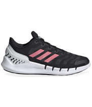 Кроссовки Adidas Climacool черно-белые с розовым