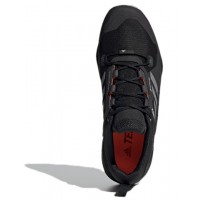 Кроссовки Adidas Terrex Swift R3 Gore-Tex черные с серым