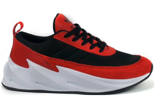 Adidas кроссовки Sharks красные с черным