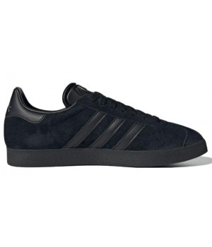 Кроссовки Adidas Gazelle All Black Silver Metallic черные