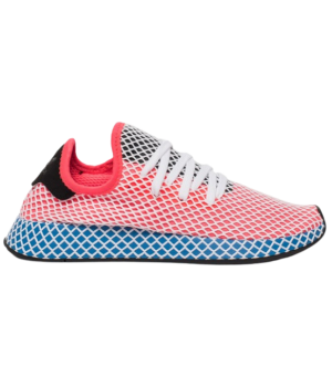 Adidas женские кроссовки Deerupt Runner красные с синим