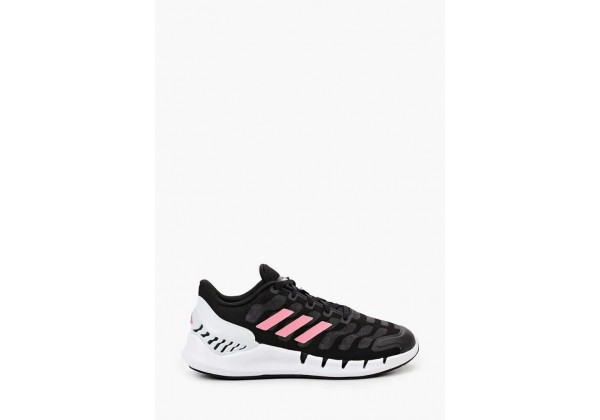 Кроссовки Adidas Climacool черно-белые с розовым