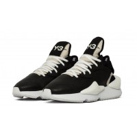 Кроссовки Adidas Y-3 Kaiwa черные с белым