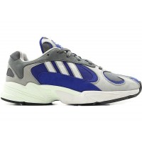 Кроссовки Adidas Yung 1 серые с синим