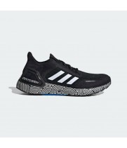 Кроссовки Adidas Ultra Boost черные с белым